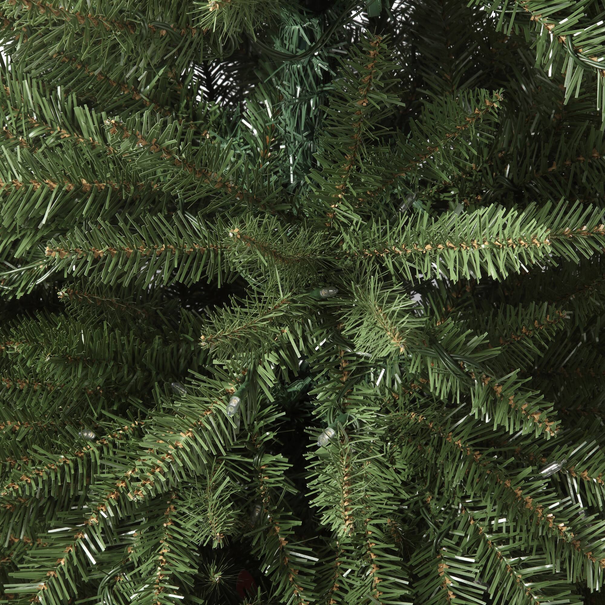 6.5ft. Pre-Lit Dumont Pencil Artificial Christmas Tree, Soft White LED Lights